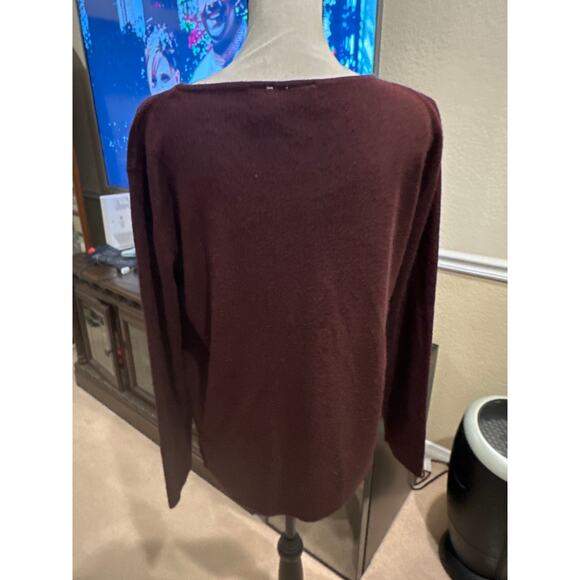 Women’s Hasting & Smith Brown Beaded Sweater. Size Large - Picture 3 of 3